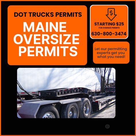 oversize trucking permits maine.